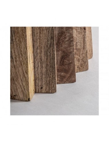 Mesa Comedor Plissé Wood Madera De Mango 121x121x76 Estilo Contemporáneo - 1