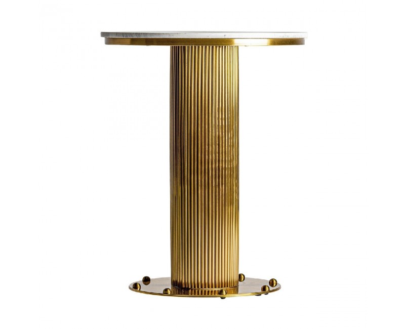 Mesa Bar Dolny Mármol 60x60x76 Estilo Art Deco - 1