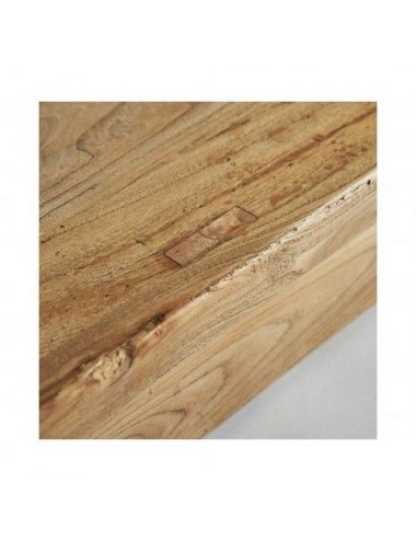 Mesa Extensible Berca Madera De Olmo Reciclado 180x89x79 240x89x79 Estilo Clásico - 8