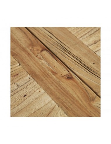 Mesa Extensible Berca Madera De Olmo Reciclado 180x89x79 240x89x79 Estilo Clásico - 9