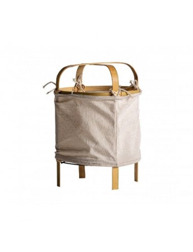 Lámpara De Sobremesa Bambú 26x26x36 Estilo Contemporáneo - 1