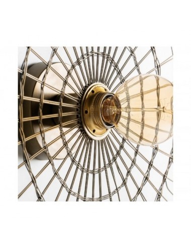 Aplique Hierro 67x10x67 Estilo Industrial - 4