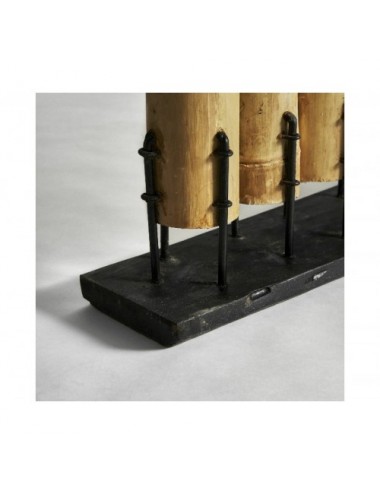 Parabán Kairuan Bambú 124x23x190 Estilo Étnico - 4