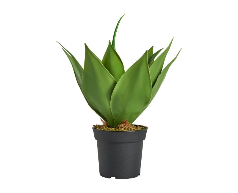 Planta Lotus Poliéster 26x26x45 Estilo Colonial - 1