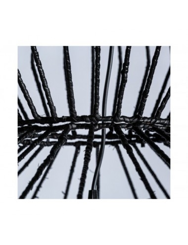 Lámpara De Colgar Plissé Metal Hierro 60x60x142 Estilo Nórdico - 3