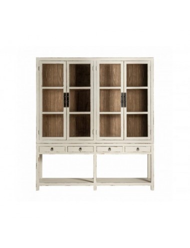 Vitrina Pivka Madera De Olmo 200x45x225 200x45x145 200x45x80 Estilo Provenzal - 1