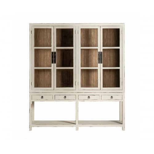 Vitrina Pivka Madera De Olmo 200x45x225 200x45x145 200x45x80 Estilo Provenzal - 1