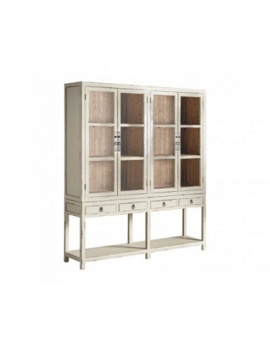 Vitrina Pivka Madera De Olmo 200x45x225 200x45x145 200x45x80 Estilo Provenzal - 1