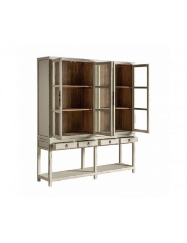 Vitrina Pivka Madera De Olmo 200x45x225 200x45x145 200x45x80 Estilo Provenzal - 3