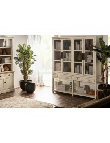 Vitrina Pivka Madera De Olmo 200x45x225 200x45x145 200x45x80 Estilo Provenzal - 8