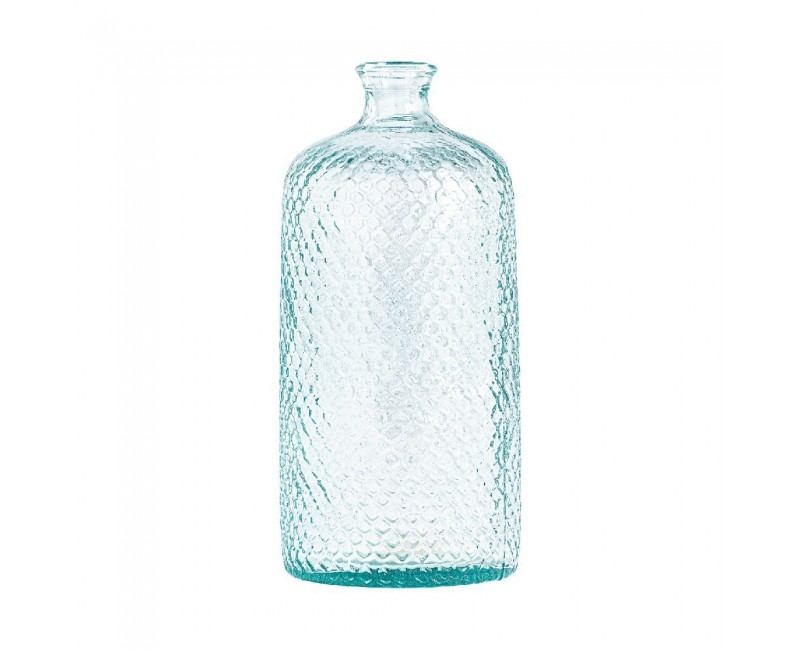 Jarrón Kura Vidrio 19x19x42 Estilo Vintage - 1