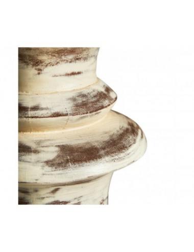 Lámpara De Sobremesa Madera De Mango 50x50x80 Estilo Provenzal - 1