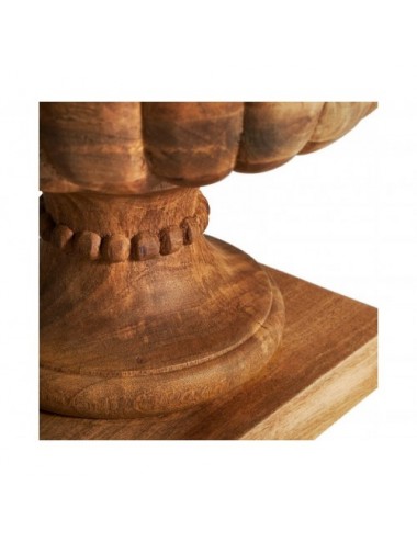 Centro De Mesa Madera De Mango 37x37x46 Estilo Provenzal - 5