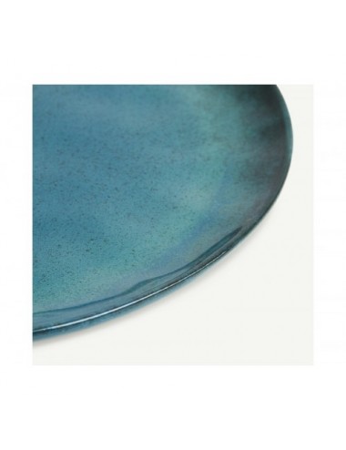 Plato Irenka Cerámica 25x25x2 Estilo Shabby Chic - 3