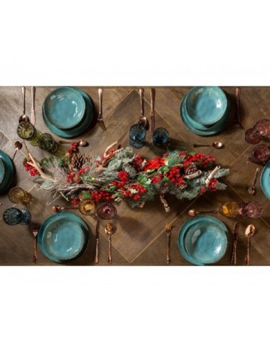 Plato Irenka Cerámica 20x20x2 Estilo Shabby Chic - 4