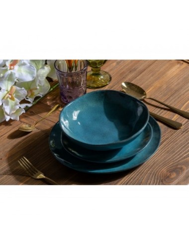 Plato Irenka Cerámica 20x20x2 Estilo Shabby Chic - 6