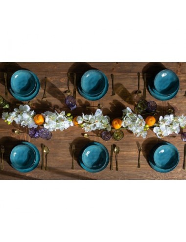 Plato Irenka Cerámica 20x20x2 Estilo Shabby Chic - 8