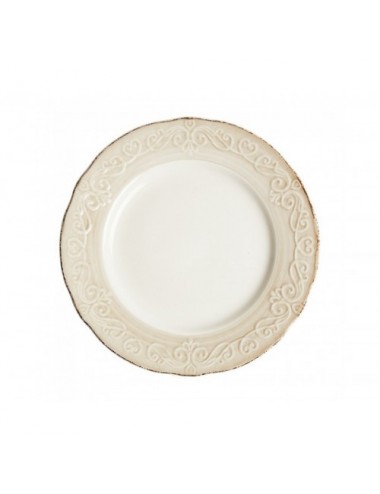 Plato Alka Cerámica 27x27x2 Estilo Shabby Chic - 1