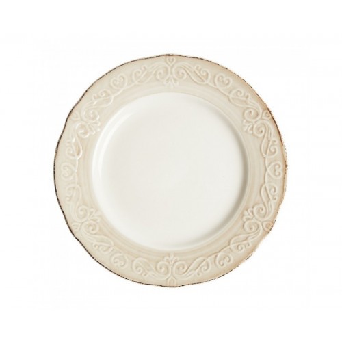Plato Alka Cerámica 27x27x2 Estilo Shabby Chic - 1