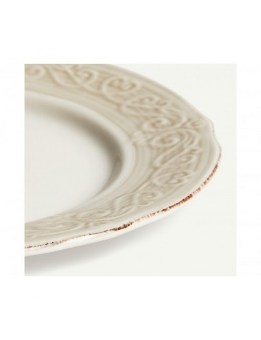 Plato Alka Cerámica 27x27x2 Estilo Shabby Chic - 3