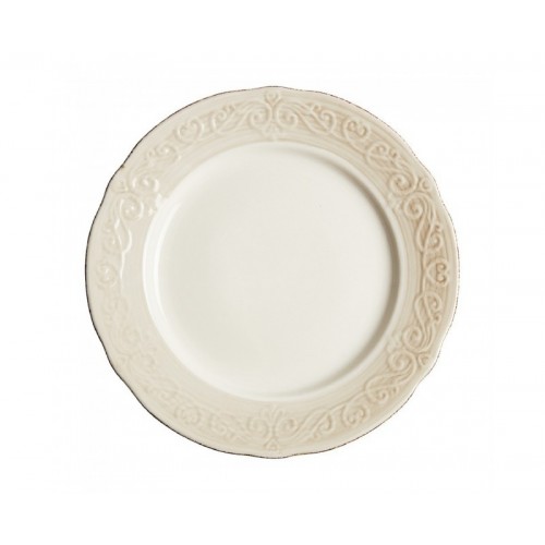 Plato Alka Cerámica 23x23x2 Estilo Shabby Chic - 1