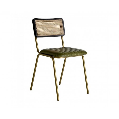 Silla Almstock Cuero 44x49x79 Estilo Vintage - 1