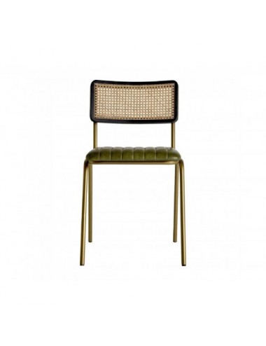 Silla Almstock Cuero 44x49x79 Estilo Vintage - 1