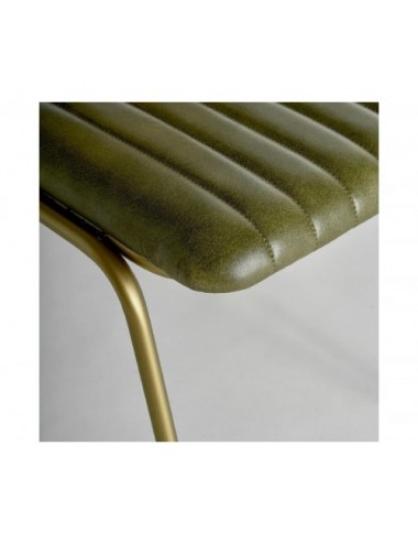 Silla Almstock Cuero 44x49x79 Estilo Vintage - 5