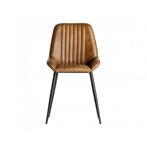 Silla Morton Cuero 50x50x85 Estilo Vintage - 1