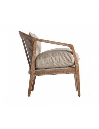 Sillón Gistel Madera De Fresno 65x74x78 Estilo Colonial - 3