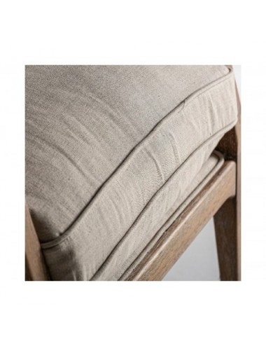 Sillón Gistel Madera De Fresno 65x74x78 Estilo Colonial - 6