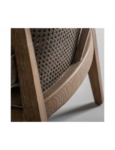 Sillón Gistel Madera De Fresno 65x74x78 Estilo Colonial - 9