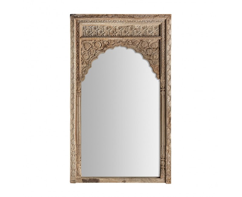 Espejo Argeen Madera De Teka 140x12x240 Estilo Étnico - 1