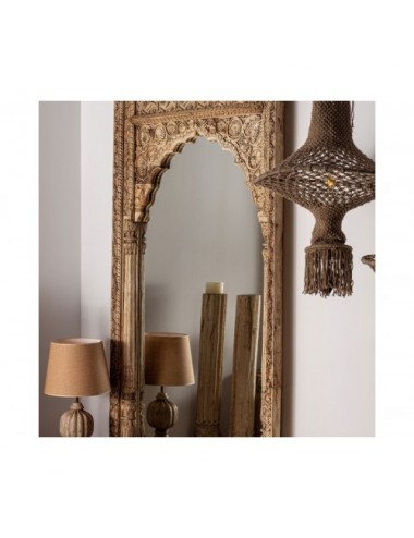 Espejo Argeen Madera De Teka 140x12x240 Estilo Étnico - 3