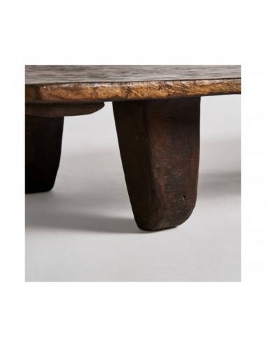 Mesa De Centro Erara Madera De Teka 180x60x34 Estilo Étnico - 6