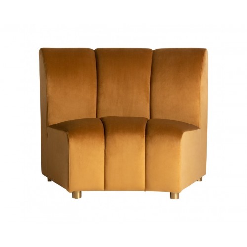 Módulo Sofá Central Shul Terciopelo 106x95x84 Estilo Art Deco - 1