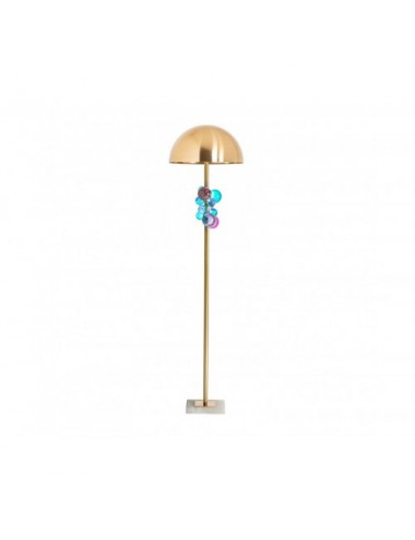 Lámpara De Pie Inch Hierro 40x40x160 Estilo Art Deco - 1