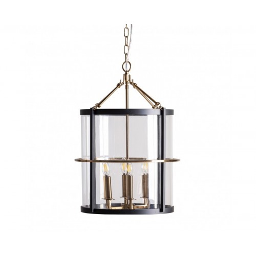 Lámpara De Colgar Hierro 46x46x68 Estilo Art Deco - 1