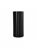 Jarrón Plissé Stone Cerámica 18x18x40 Estilo Art Deco - 1