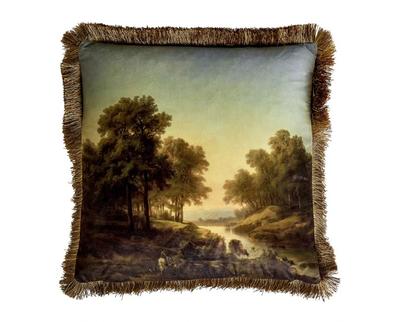 Cojín Anatole Terciopelo 45x15x45 Estilo Clásico - 1