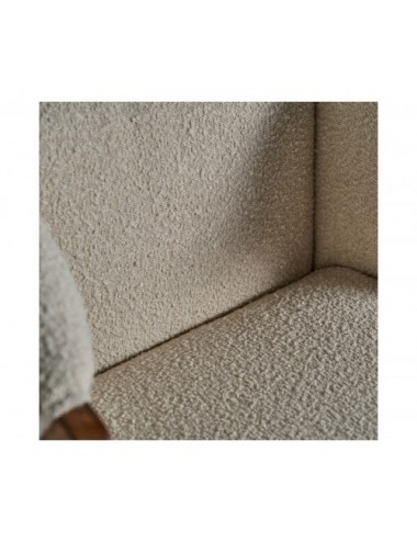 Sillón Prati Bouclé Madera De Pino 73x83x80 Estilo Colonial - 7