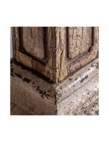 Columna Dasha Madera De Teka 31x31x220 Estilo Étnico - 8