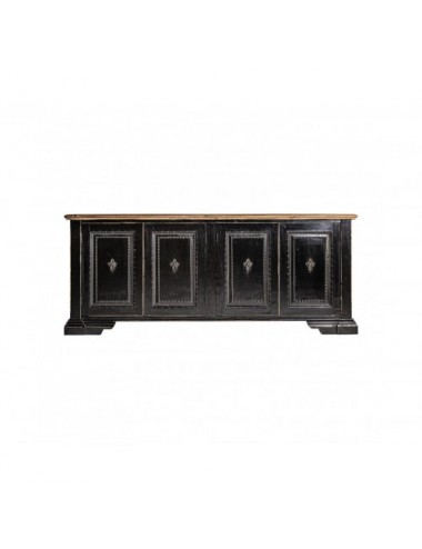 Aparador Ypres Madera De Olmo 220x50x90 Estilo Provenzal - 1