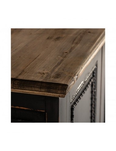 Aparador Ypres Madera De Olmo 220x50x90 Estilo Provenzal - 7