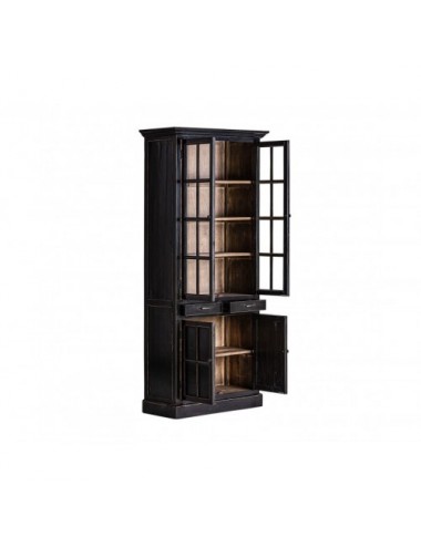 Vitrina Zenica Madera De Olmo 90x45x211 Estilo Provenzal - 3