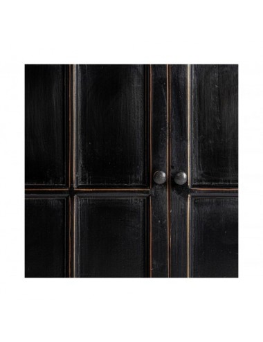 Vitrina Zenica Madera De Olmo 90x45x211 Estilo Provenzal - 4