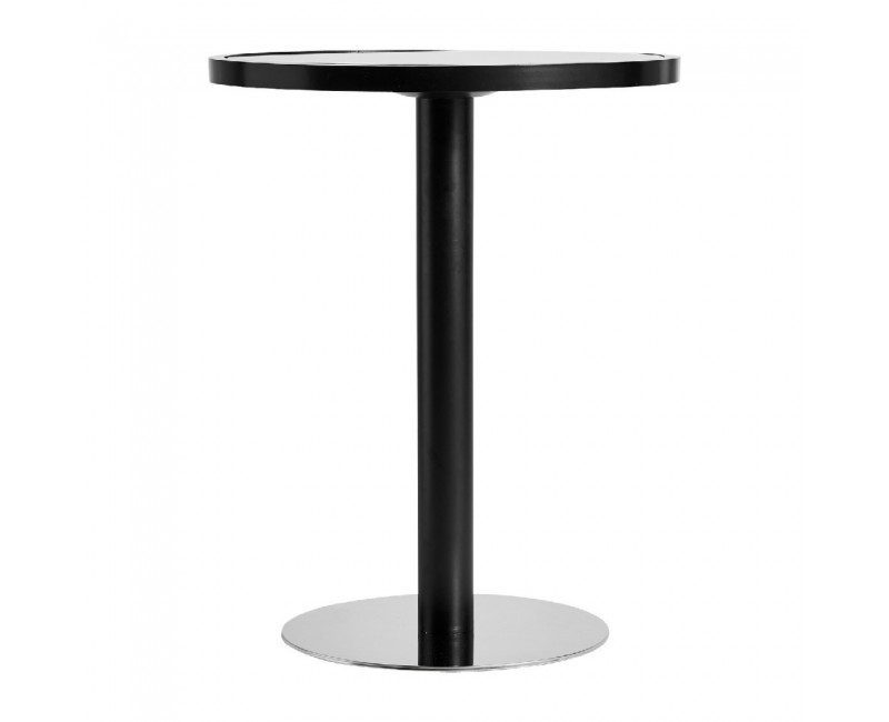 Mesa Bar Divion Vidrio 60x60x76 Estilo Contemporáneo - 1