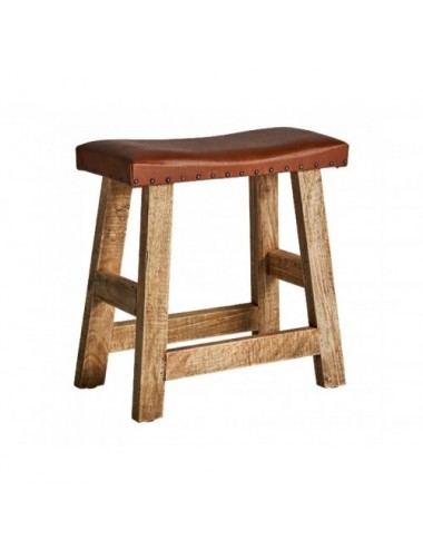 Reposapiés Vayor Madera De Mango 41x16x46 Estilo Nórdico - 1