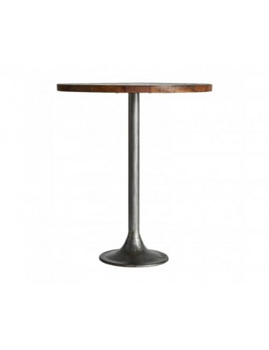 Mesa Bar Tyler Hierro 65x65x75 Estilo Vintage - 1