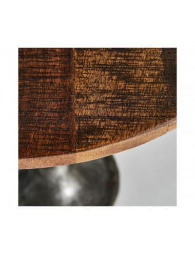 Mesa Bar Tyler Hierro 65x65x75 Estilo Vintage - 3